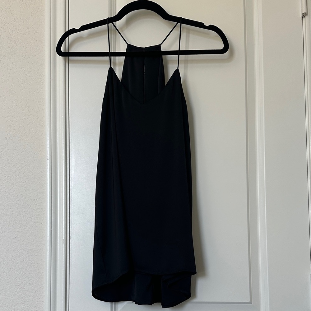 Express Elegant Black Spaghetti Strap Sleeveless Top